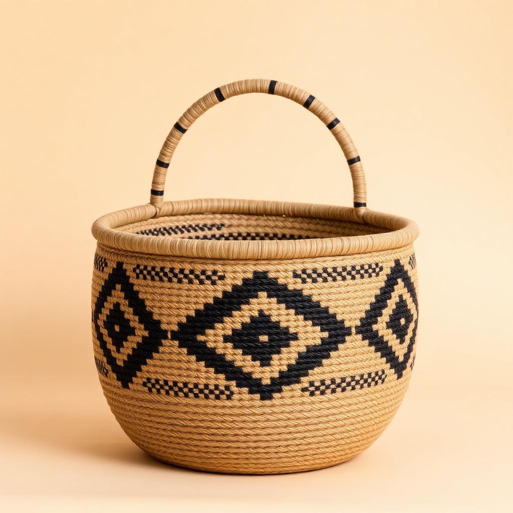 Handwoven Sisal Market Basket