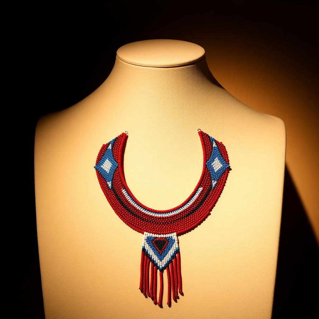 Maasai Beadwork Collar Necklace